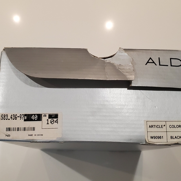 Black Leather Ankle Strap Heels - New - Picture 7 of 7